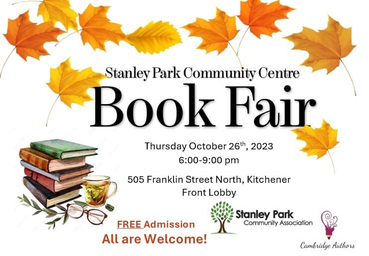 Appearance at Stanley Park Community Centre Book Fair, Oct 2023